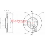 Слика 1 на кочионен диск METZGER Coated 6110141