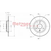 Слика 1 на кочионен диск METZGER Coated 6110146