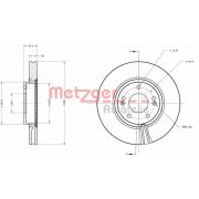 Слика 1 на кочионен диск METZGER Coated 6110155