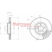 Слика 1 на кочионен диск METZGER Coated 6110162