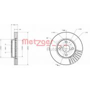 Слика 1 $на Кочионен диск METZGER Coated 6110167