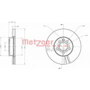 Слика 1 $на Кочионен диск METZGER Coated 6110178