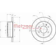 Слика 1 на кочионен диск METZGER Coated 6110179