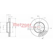 Слика 1 $на Кочионен диск METZGER Coated 6110202