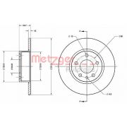 Слика 1 на кочионен диск METZGER Coated 6110227