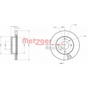 Слика 1 $на Кочионен диск METZGER Coated 6110237