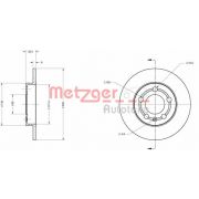 Слика 1 $на Кочионен диск METZGER Coated 6110241