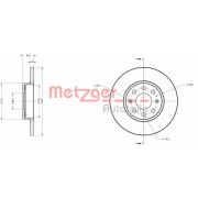 Слика 1 $на Кочионен диск METZGER Coated 6110246