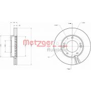 Слика 1 $на Кочионен диск METZGER Coated 6110271