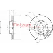 Слика 1 на кочионен диск METZGER Coated 6110279