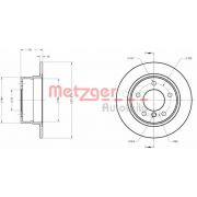 Слика 1 $на Кочионен диск METZGER Coated 6110288