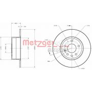 Слика 1 $на Кочионен диск METZGER Coated 6110289