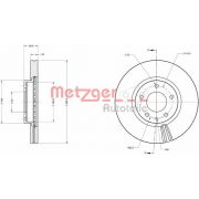 Слика 1 $на Кочионен диск METZGER Coated 6110295