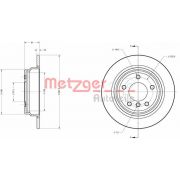 Слика 1 $на Кочионен диск METZGER Coated 6110322