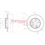 Слика 1 на кочионен диск METZGER Coated 6110325