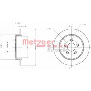 Слика 1 $на Кочионен диск METZGER Coated 6110333