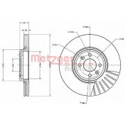 Слика 1 $на Кочионен диск METZGER Coated 6110377