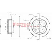 Слика 1 на кочионен диск METZGER Coated 6110432