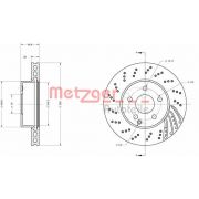 Слика 1 на кочионен диск METZGER Coated 6110453