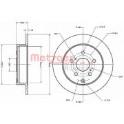 Слика 1 $на Кочионен диск METZGER Coated 6110455