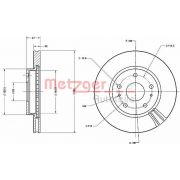 Слика 1 на кочионен диск METZGER Coated 6110474