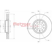 Слика 1 $на Кочионен диск METZGER Coated 6110486