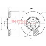 Слика 1 на кочионен диск METZGER Coated 6110504