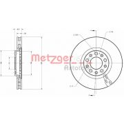 Слика 1 на кочионен диск METZGER Coated 6110519