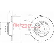 Слика 1 $на Кочионен диск METZGER Coated 6110574