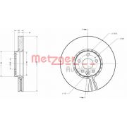 Слика 1 $на Кочионен диск METZGER Coated 6110575