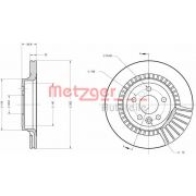 Слика 1 на кочионен диск METZGER Coated 6110576