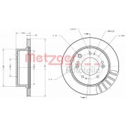 Слика 1 $на Кочионен диск METZGER Coated 6110582