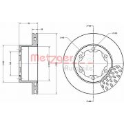 Слика 1 на кочионен диск METZGER Coated 6110591