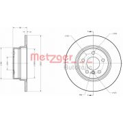 Слика 1 $на Кочионен диск METZGER Coated 6110606