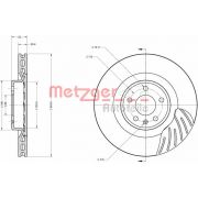 Слика 1 $на Кочионен диск METZGER Coated 6110613