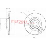 Слика 1 на кочионен диск METZGER Coated 6110659