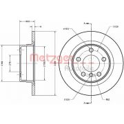 Слика 1 на кочионен диск METZGER Coated 6110674