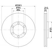 Слика 1 на кочионен диск MINTEX MDC927