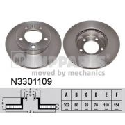 Слика 1 на кочионен диск NIPPARTS N3301109