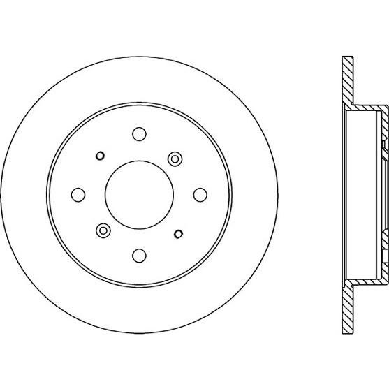 Слика на Кочионен диск OPEN PARTS BDR1056.10