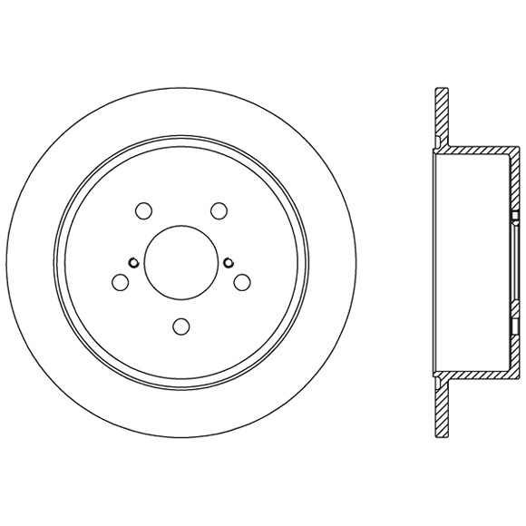 Слика на Кочионен диск OPEN PARTS BDR2470.10