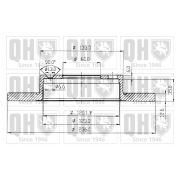 Слика 1 на кочионен диск QUINTON HAZELL BDC3388