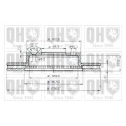 Слика 1 $на Кочионен диск QUINTON HAZELL BDC3550