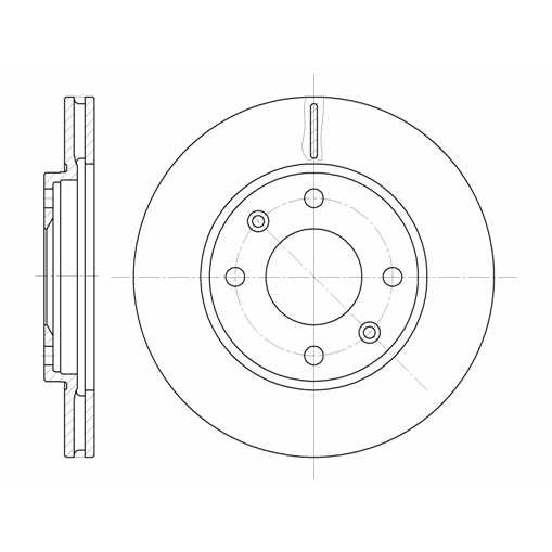 Слика на кочионен диск REMSA 6131.10 за Citroen Saxo S0,S1 1.1 X,SX - 54 коњи бензин