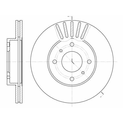 Слика на кочионен диск REMSA 6179.10 за камион Volvo F 12/400,F 12/410 - 396 коњи дизел