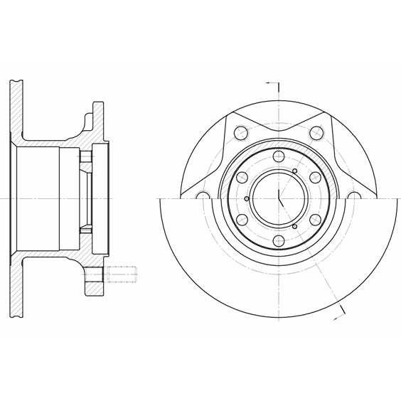 Слика на кочионен диск REMSA 6242.00 за камион Iveco Daily 1 Box 30-10 C - 103 коњи дизел