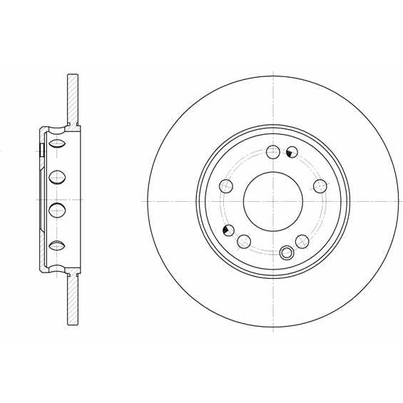 Слика на кочионен диск REMSA 6311.00 за Mercedes E-class (w124) 230 E (124.023) - 132 коњи бензин