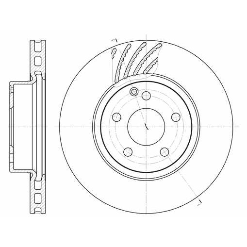 Слика на кочионен диск REMSA 6677.10 за Mercedes E-class Estate (s211) 350 CGI (211.257) - 292 коњи бензин