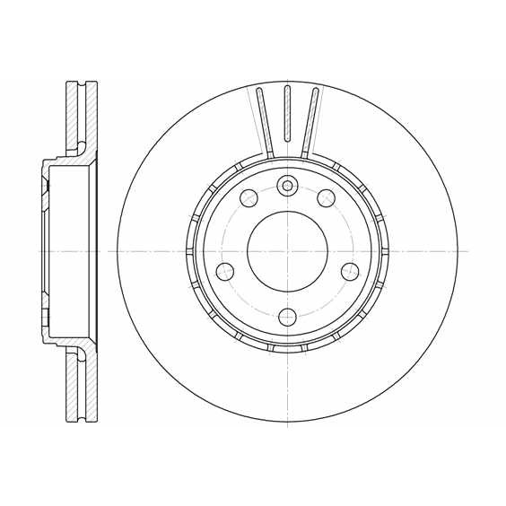 Слика на кочионен диск REMSA 6682.10 за Nissan Primastar Bus (X83) dCi 90 - 90 коњи дизел