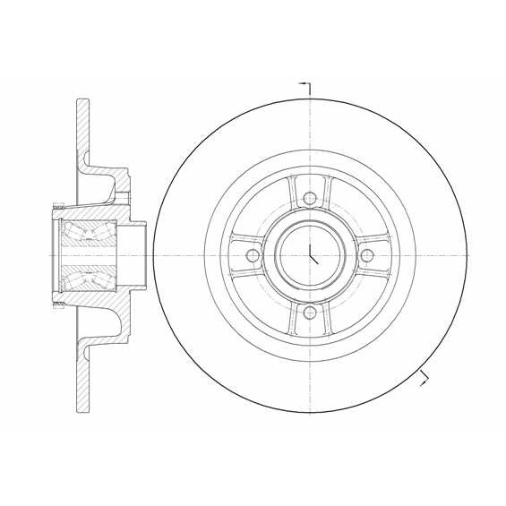 Слика на кочионен диск REMSA 6698.20 за Renault Megane 1 (BA0-1) 1.9 dTi (BA1U) - 80 коњи дизел